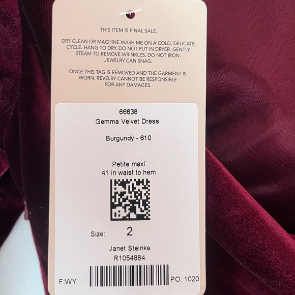 Revelry BURGUNDY Mother of the Bride or Bridesmaid Dress - Picture 5 of 6